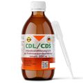 CDL/CDS 0,3% 250ml in Braunglasflasche mit Pipette zur Trinkwasserdesinfektion.