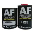 2 Liter 2K Acryl Lack Set für MUNSELL HELLTUERKIS 7.5BG7/2