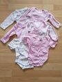 🔥 4 Bodys Langarm + 2 Bodys Kurzarm Gr. 50/56 Mädchen Marken My Baby Baby Club