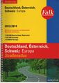 Falk Straßenatlas Deutschland, Österreich, Schweiz Europa 2013/2014. Mit Ortsver