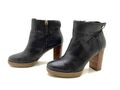 Tommy Hilfiger Damen Stiefel Stiefelette Ankleboots Boots Schwarz Gr. 38 (UK 5)