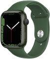 Apple Watch Series 7 45 mm Aluminiumgehäuse grün am Sportarmband klee [Wi-Fi]