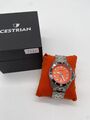 Cestrian Dive Series ‘Tiger’ Orange Zifferblatt Schwarze Keramik CD811B0771