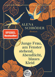 Junge Frau, am Fenster stehend, Abendlicht, blaues Kleid | Alena Schröder | 2023