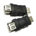 Firewire IEEE 1394 6 Pin Female To USB 2.0 Type A Male Adaptor Adapter CamerasMG