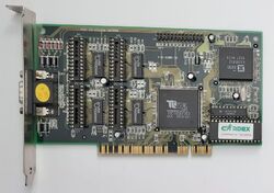Gainward Cardex Challenger PCI Grafikkarte (Tseng ET4000/W32p, 1MB, GW200A,1995)
