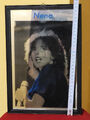 NENA singend - Vintage, Glasbild, Spiegelbild 80er Jahre, 32 cm x 22 cm