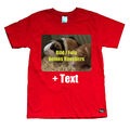 EAKS® Kinder T-Shirt "Dein Haustier" Foto Bild als Motiv Kids Shirt für Jungen