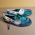 Moccasin Loafers Halbschuhe Slipper Sneakers Ankara Textil Unisex Gr 42