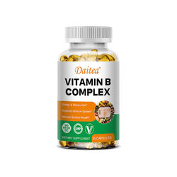 Vitamin B Komplex 120 Kapseln (vegan) B1 B2 B3 B5 B12 + Biotin + Folsäure