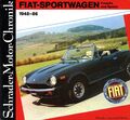 Buch FIAT SPORTWAGEN , Coupés und Spider  1948-1986, Fiat 124 Spider, Fiat 850