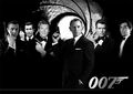 James Bond 007 Darsteller Filmposter Wandbild - 84,1 x 59,4 cm