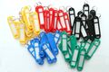 50-2500 Schlüsselanhänger Schlüsselschilder zum Beschriften farbig  68 x 17 mm!