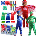 Lizenz Kinderkostüm PJ Masks Eulette, Catboy oder Gecko Fasching Verkleidung