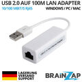 USB 2.0 zu RJ45 10/100 Mbps Ethernet Externe LAN Adapter Karte Netzwerk
