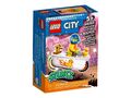 LEGO 60333 City Stuntz Badewannen-Stuntbike, Set mit Motorrad und Minifigur, NEU