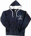 Marine Sailing Jacke Hoodie Sweatjacke Jacket Kapuzenjacke navy blue