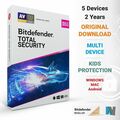 Bitdefender Total Security 2024 5 PC Geräte 2 Jahre MAC ANDROID TOP!!! VPN