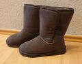 Esprit Damen Stiefel Boots Winterstiefel Schuhe warm gefüttert grau Gr. 37