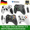 Wireless Controller für Microsoft Xbox One / S / X / E / Xbox 360, PC Win 10 8 7
