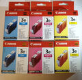 2 Sets Original Canon BCI-3 CMY Set i550 i560 i6500 i850 i860 i865 i905D i950