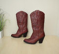 rote Sancho Westernstiefel Gr. 36 Western Boots Style Damen Stiefel