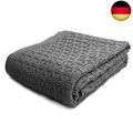 Babydecke/Kuscheldecke/Strickdecke aus 100% Bio Baumwolle kba Made in Germany,