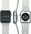 Apple Watch Series 3, 42mm Aluminium Silber mit Sportarmband Weiß, MTF22ZD/A