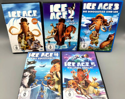 DVD Ice Age 1-5 😍Komplett - Guter Zustand - BLITZVERSAND⚡️ Kinderfilme Famillie