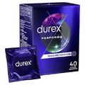 Durex Performa 40 Kondome Easy-On-Form transparent mit 5% Benzocain Gleitmittel