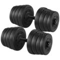 30 kg verstellbare Hanteln Paar Handgewichts-Sets für Heim Fitnessstudio Fitnesstraining