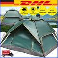 Premium Pop-Up Zelt 3-4 Personen Automatik Zelt Camping Doppelschicht Wasserdich