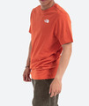 The North Face Herren S/S rote Box T-Shirt/brandneu mit Etikett/verbranntes Ocker/u-Verpackung UVP £30