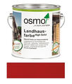 Osmo Landhausfarbe Nordisch Rot 2,5 l TOP NEUWARE