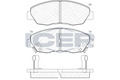 Icer Bremsbelagsatz Scheibenbremse System Akebono 181329 für Honda 94-16