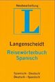 Langenscheidt Reisewörterbuch Spanisch Gelb Taschenbuch