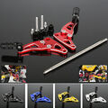 3D Foldable Rear Passenger Footrest Pedal Pegs For Honda Monkey 125 2018-2023