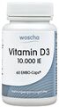 Woscha Vitamin D3 10000 IE - 60 Embo-caps (180,91 EUR/100 g)