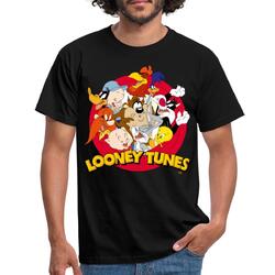 Looney Tunes Bugs Bunny Logo Gruppenbild Männer T-Shirt
