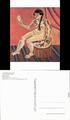 Ansichtskarte  Künstlerkarte: Gemälde v. J. Miro "Akt mit Spiegel" 1940