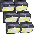 Solarlampen Für Außen Mit Bewegungsmelder, 【6 Stück】138 LED 3 Modi 270° Solar Au