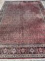 Bidjar Teppich Orient Perser Rug Rot Schurwolle Herati Mahi Design Alt Vintage