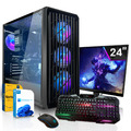 Basic Gaming PC Set•AMD Ryzen 5 5600G•16GB Ram•512GB NVMe•24 Zoll TFT