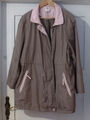 Helena Vera von HSE Jacke taupe/rosa Gr.52 Allwetter-Membran