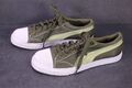 Puma Minnow Sneaker Sportschuhe Gr. 42,5 khaki grün Canvas Turnschuhe SB1976