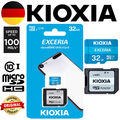 KIOXIA Exceria 32GB Micro SD Karte  Speicherkarte MicroSD Memory Card Adapter
