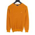 GANT Gelb Baumwolle Pique Rundhals Sweatshirt Pullover Größe XL