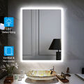 LED Badspiegel mit Beleuchtung 40x60 Badezimmerspiegel Wandspiegel Lichtspiegel