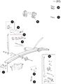 Thule Obere Klammer 9281 für EuroClassic G6 Bike Adapter 52263