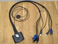 Aten CS22U - 2-Port-USB-VGA-Kabel-KVM-Switch mit Remote-Port-Wähler 